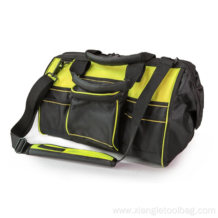 Multifunction Zipper Canvas Portable Capacity Work Tool Bag